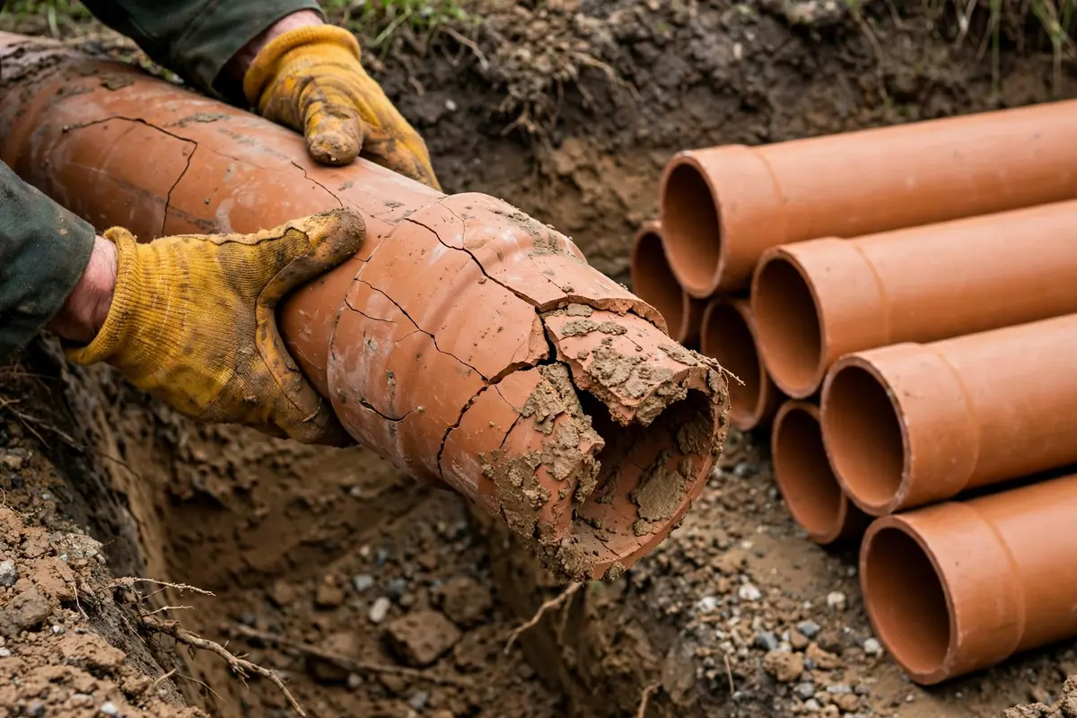 Guía de reemplazo de tuberías de arcilla de alcantarillado