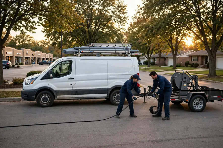Commercial sewer services in Addison, IL — local sewer specialist at work