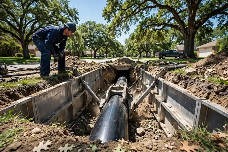 Pipe bursting replacement in Glendale Heights, IL — local sewer specialist at work
