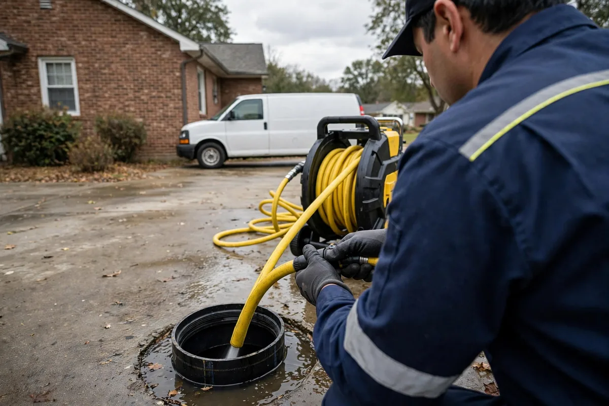 Sewer maintenance plans in Bloomingdale, IL — local sewer specialist at work