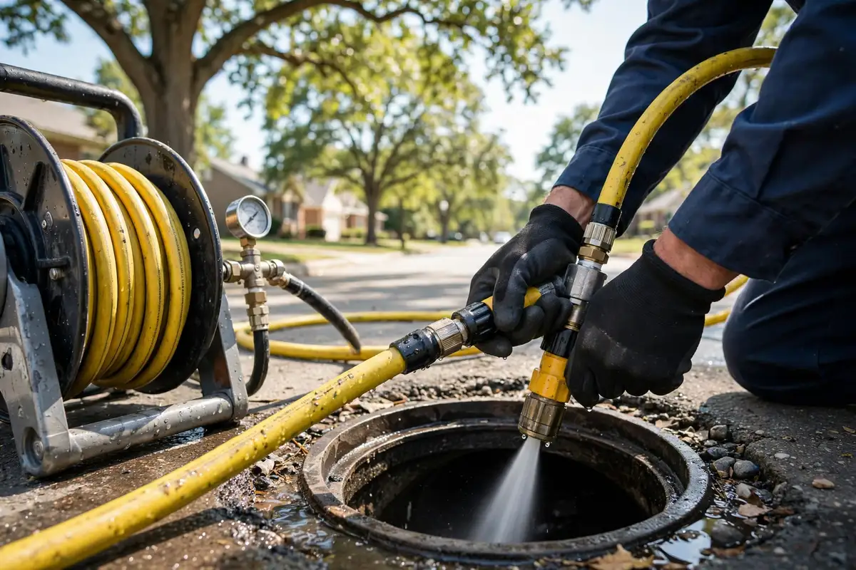 Sewer maintenance plans in Roselle, IL — local sewer specialist at work