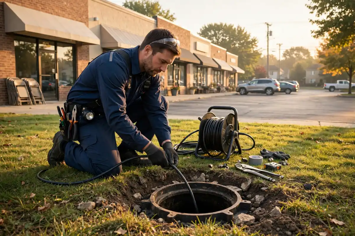 Servicios de alcantarillado en Elgin, IL — técnico en el lugar