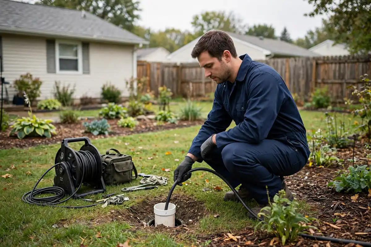 Servicios de alcantarillado en Rolling Meadows, IL — técnico en el lugar