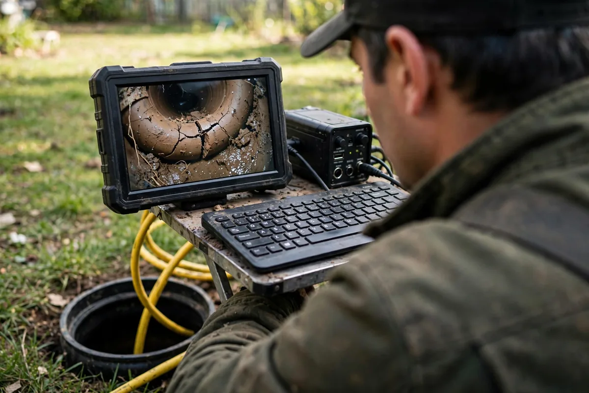 Sewer camera inspection in Hoffman Estates — serving Bartlett, IL