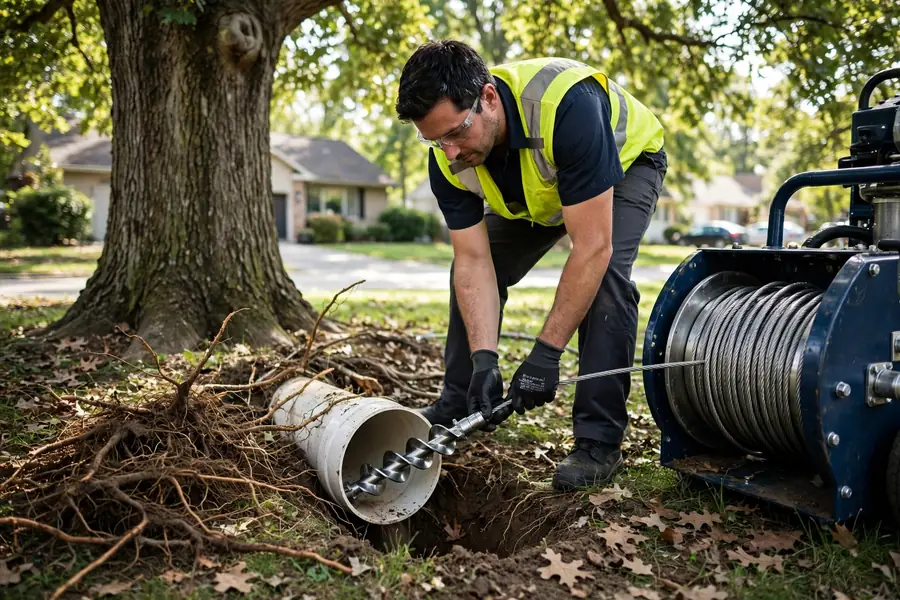 Sewer line cleaning in Roselle — serving Bartlett, IL