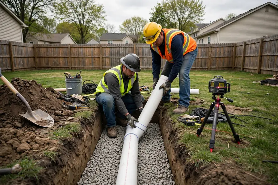 New sewer line installation in Addison — serving Bartlett, IL