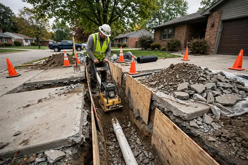 Full sewer line replacement in Roselle — serving Bartlett, IL