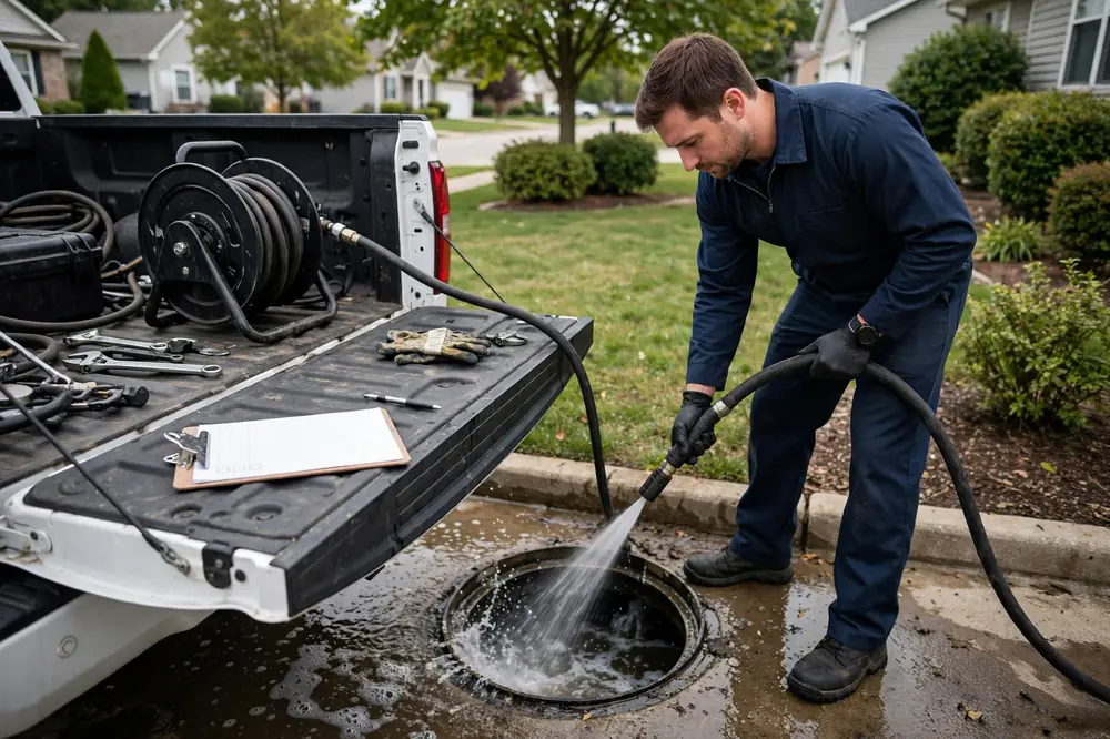 Mantenimiento preventivo de alcantarillado en Addison, IL