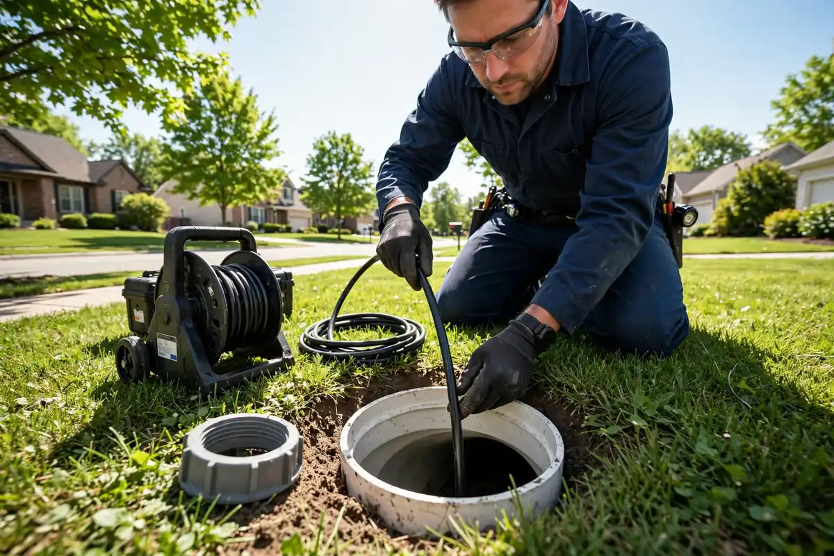 Servicios de alcantarillado en Streamwood, IL — técnico en el lugar