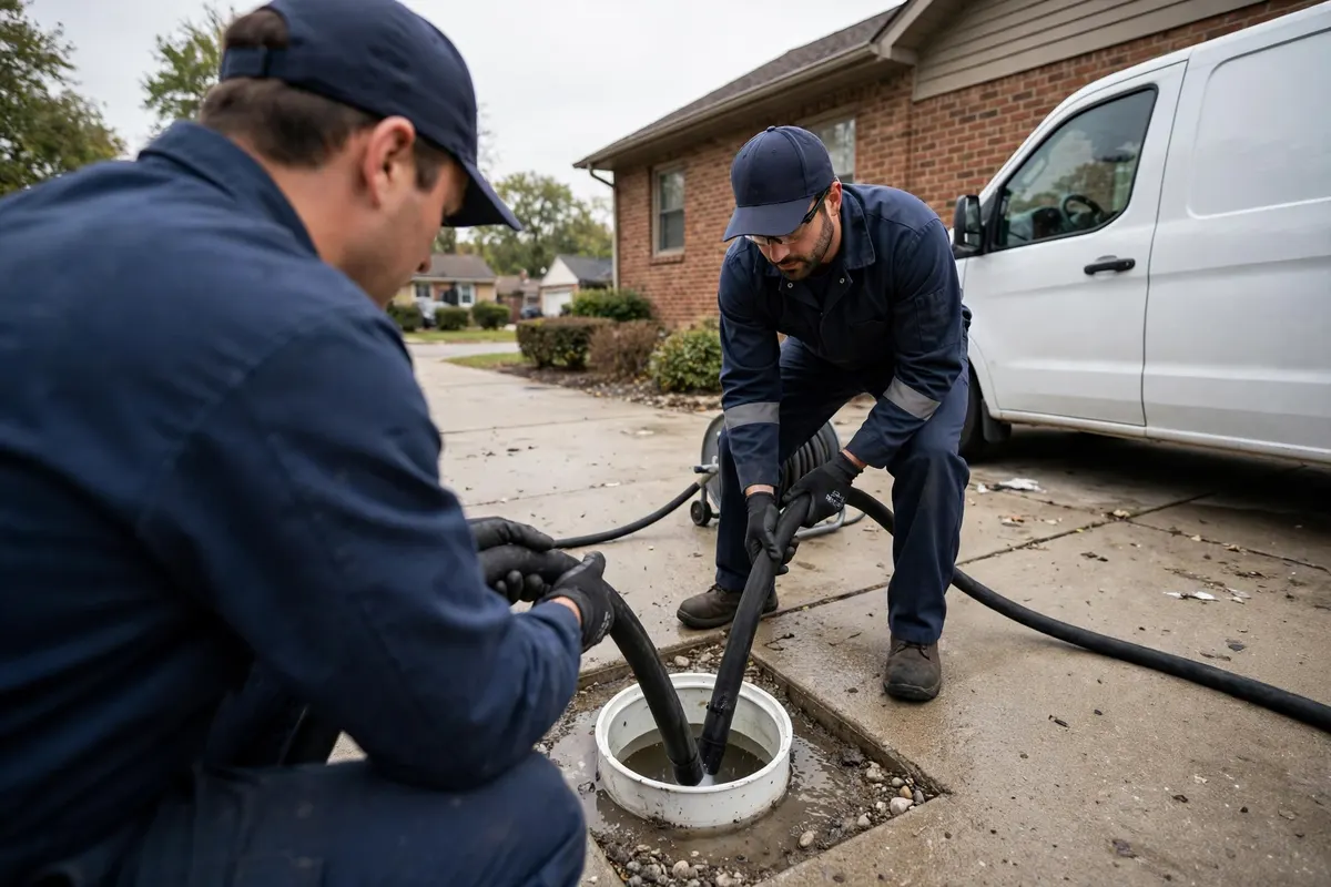 Servicios de alcantarillado en Wayne, IL — técnico en el lugar