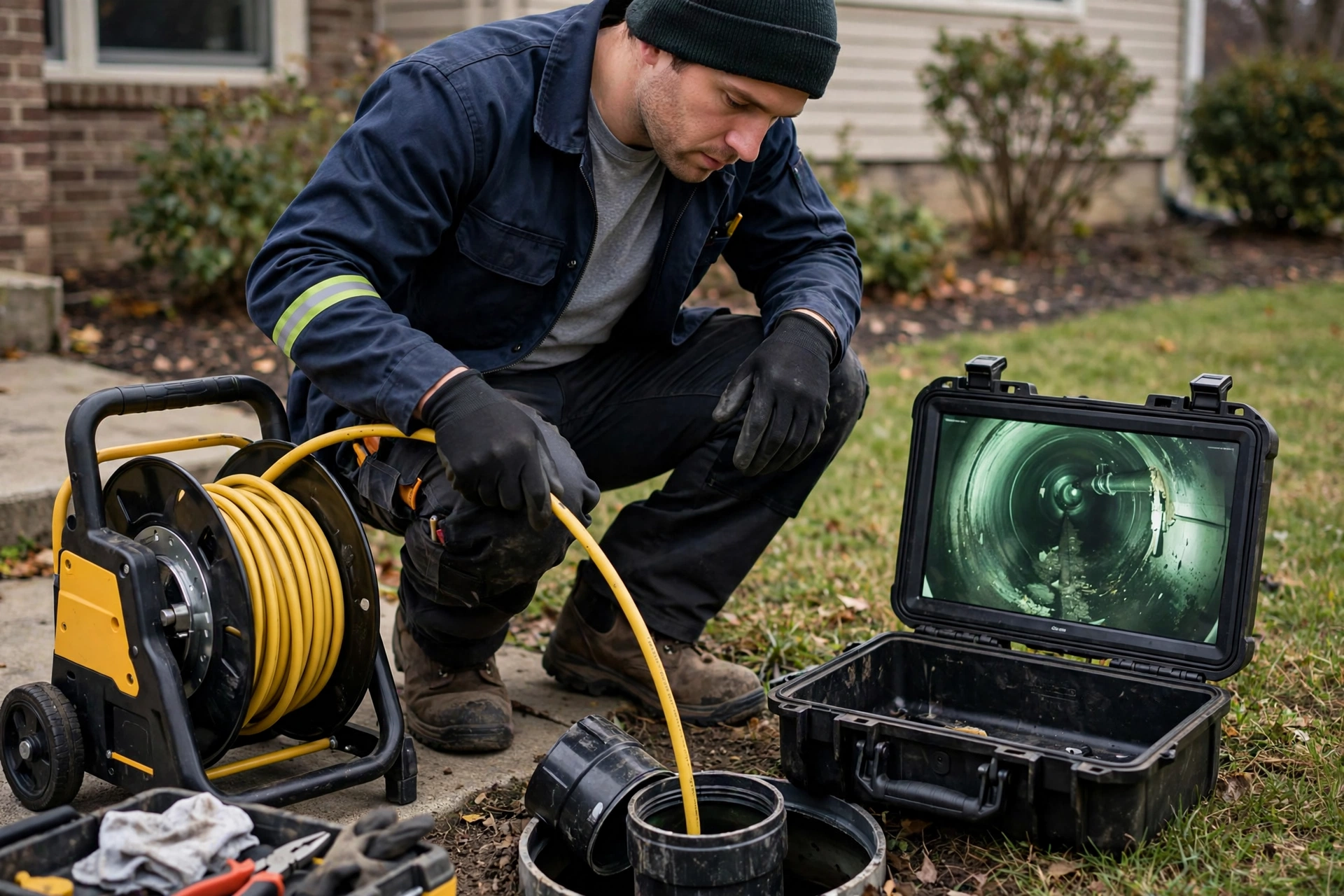 What a Sewer Camera Inspection Actually Shows You — informational photo