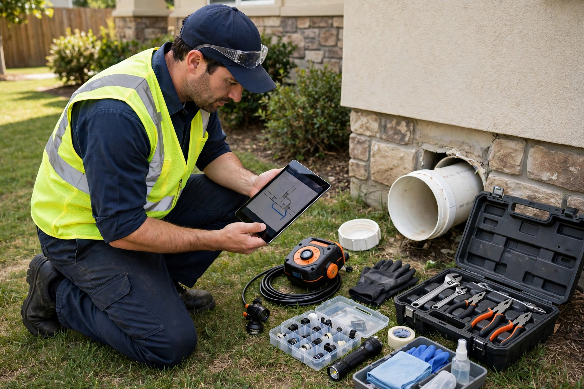 Sewer Maintenance in Bartlett, IL — work photo